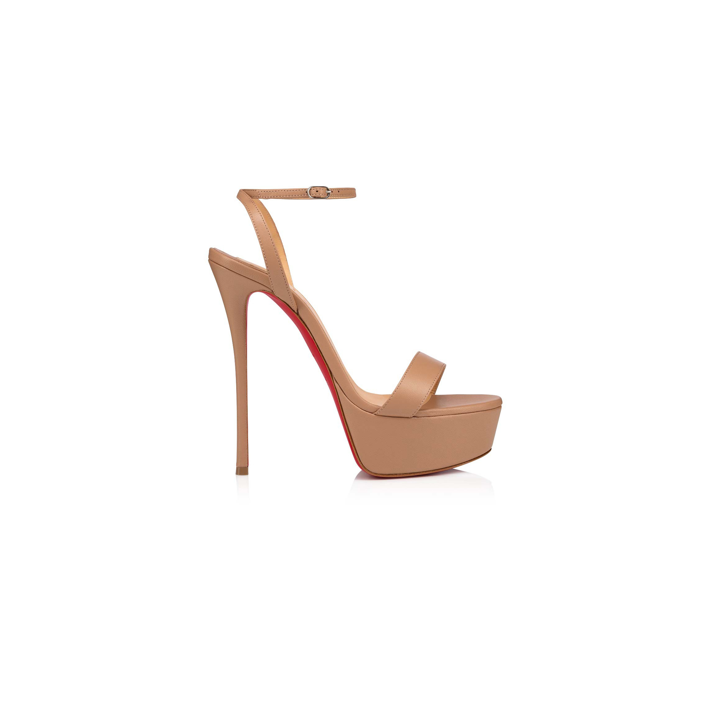Ch**an louboutin loubi queen alta 150 mm strappy sandals-nappa leather-blush-women 3211198pk1a
